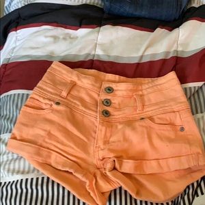 High rise shorts